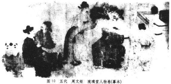 南唐周文矩的人物畫