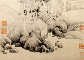 董其昌《對徑仿古圖》欣賞