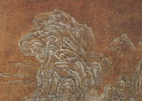 五代荊浩《雪景山水圖》賞析