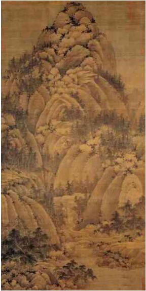 巨然《秋山問道圖》