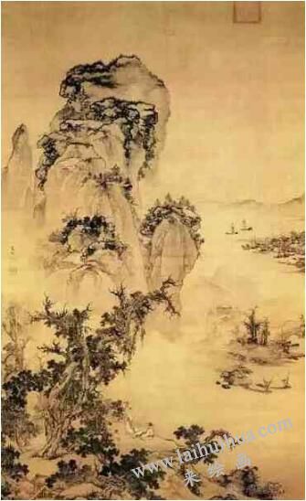 朱端《煙江遠眺圖》   