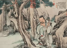 金廷標(biāo)《品泉圖》