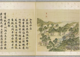圓明園《山高水長(zhǎng)》圖