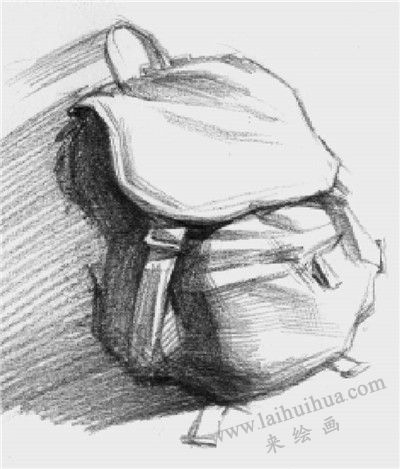 書包素描畫法步驟04