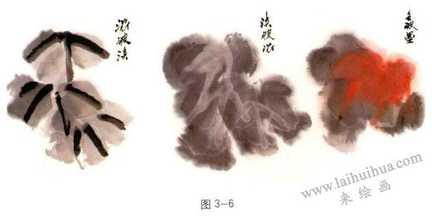 國畫技法：破墨法