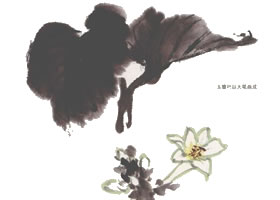 玉簪花國畫畫法
