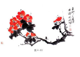 國(guó)畫山茶的畫法