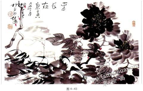畫墨牡丹02