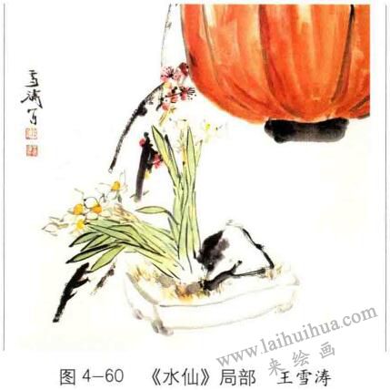 國(guó)畫(huà)水仙花的畫(huà)法