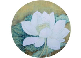 國(guó)畫宋畫小品《出水芙蓉》臨摹練習(xí)