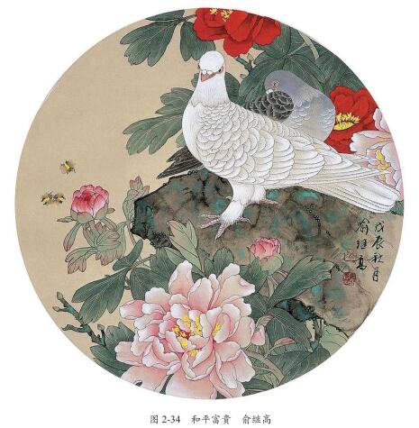國(guó)畫(huà)白色禽鳥(niǎo)著色方法