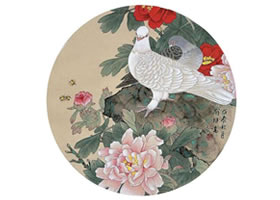 國畫白色禽鳥著色方法