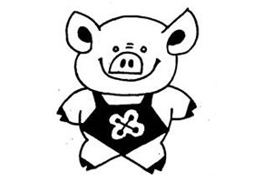 豬的簡筆畫作品