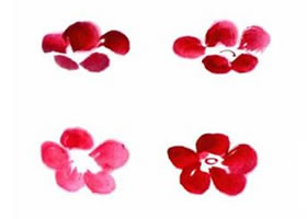 國(guó)畫(huà)梅花花朵畫(huà)法