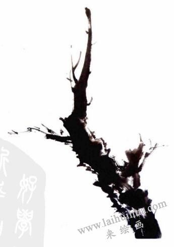 國(guó)畫(huà)梅花的畫(huà)法步驟02