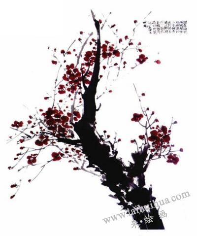 國(guó)畫(huà)梅花的畫(huà)法步驟06