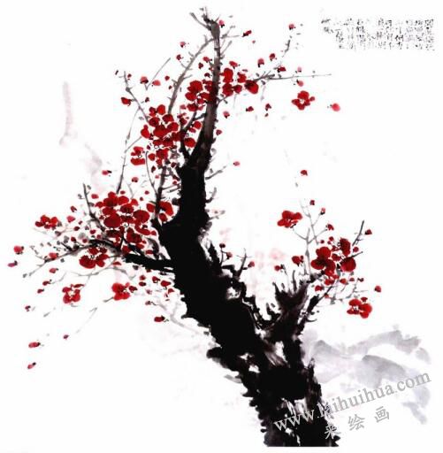 國(guó)畫(huà)梅花的畫(huà)法步驟07