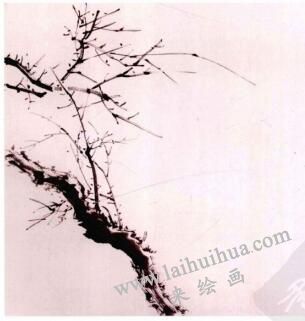 國(guó)畫(huà)梅花的畫(huà)法步驟02