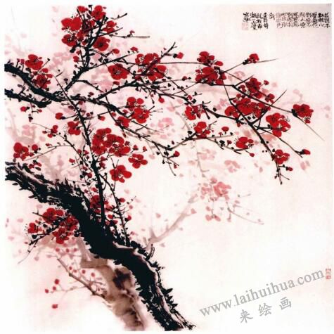 國(guó)畫(huà)梅花的畫(huà)法步驟05