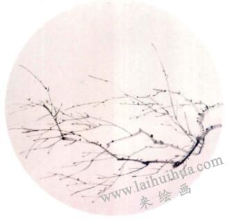 國(guó)畫(huà)梅花的畫(huà)法步驟02