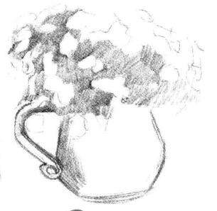 絹花素描畫法步驟（京花素描畫法步驟）03