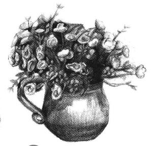 絹花素描畫法步驟（京花素描畫法步驟）06