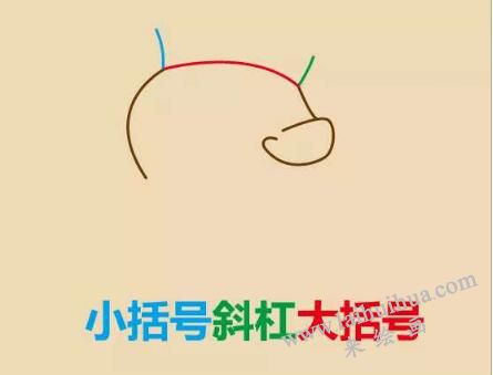 大力水手簡筆畫畫法步驟03