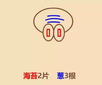 章魚哥簡筆畫畫法步驟02