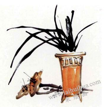 蘭花的畫(huà)法范畫(huà)畫(huà)法步驟02