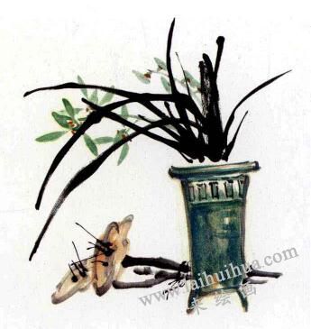 蘭花的畫(huà)法范畫(huà)畫(huà)法步驟03