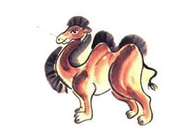 駱駝兒童國(guó)畫畫法