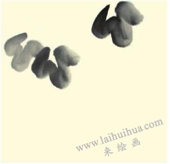 葡萄兒童水墨畫畫法步驟01