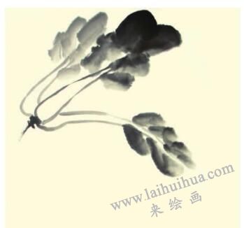 蔬果兒童水墨畫畫法步驟02