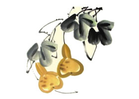 秋葫蘆兒童水墨畫畫法