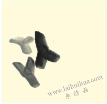 慈姑兒童水墨畫畫法步驟01