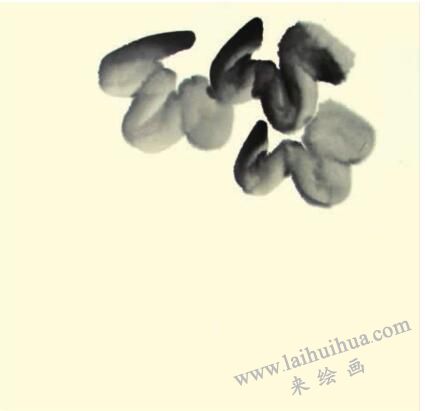 黃瓜兒童水墨畫畫法步驟01