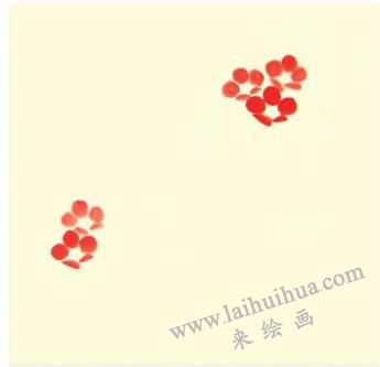 凌霄花兒童水墨畫(huà)畫(huà)法步驟01