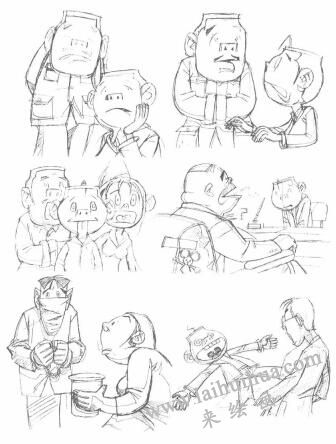 動畫素描與傳統(tǒng)素描的區(qū)別03