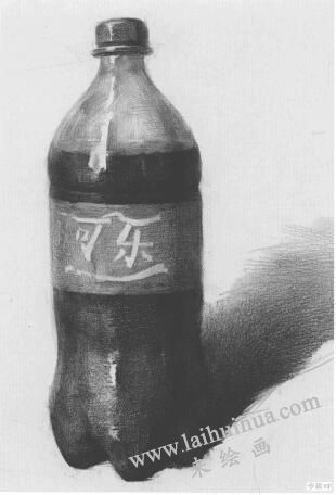 可樂(lè)瓶的結(jié)構(gòu)與作畫(huà)步驟素描練習(xí)04