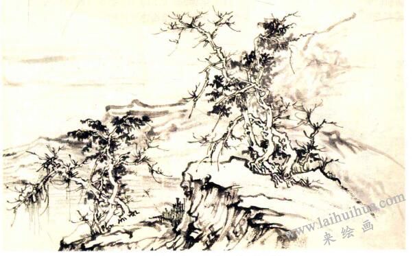 北宋許道寧山水畫中的樹(shù)法特征