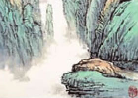 山水畫山石著色飛色法