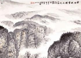 煙云的技法與解析（干畫法）
