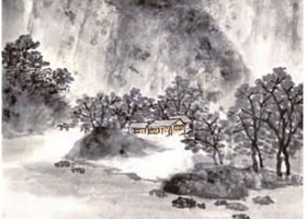 水墨山水畫(huà)撒鹽法表現(xiàn)技法