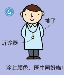 醫(yī)生簡筆畫畫法步驟04