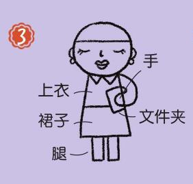 秘書簡(jiǎn)筆畫畫法步驟03