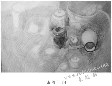 畫大關系，素描靜物畫的作畫步驟02