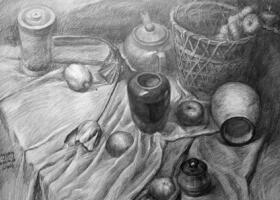 素描靜物畫(huà)的作畫(huà)步驟