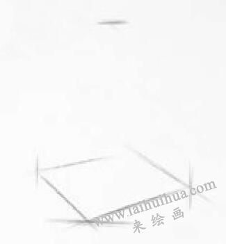四棱錐體的素描畫法02
