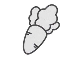 胡蘿卜簡(jiǎn)筆畫(huà)