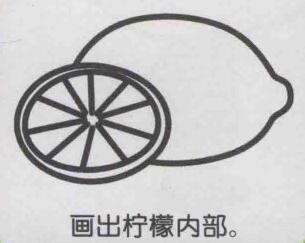 檸檬簡筆畫畫法步驟05